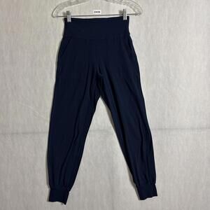 Lululemon Women's Size 4 Navy Blue Stretch Nylon Align High Rise Jogger Pants